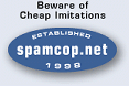 SpamCop beware logo
